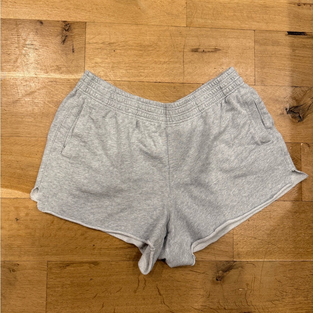 aerie Light Gray Athletic Lounge Shorts